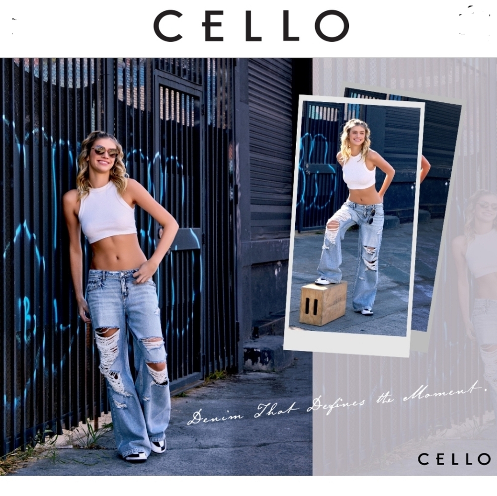 Cello Women's Light Blue Ripped Jeans